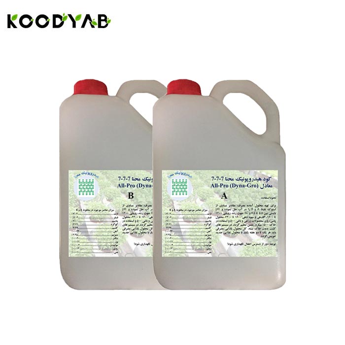 کود هیدروپونیک مایع مخصوص انواع سبزیجات کد LV1000   محنا