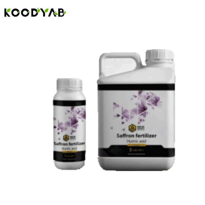 کود هیومیک اسید مایع زعفران شیمی گل