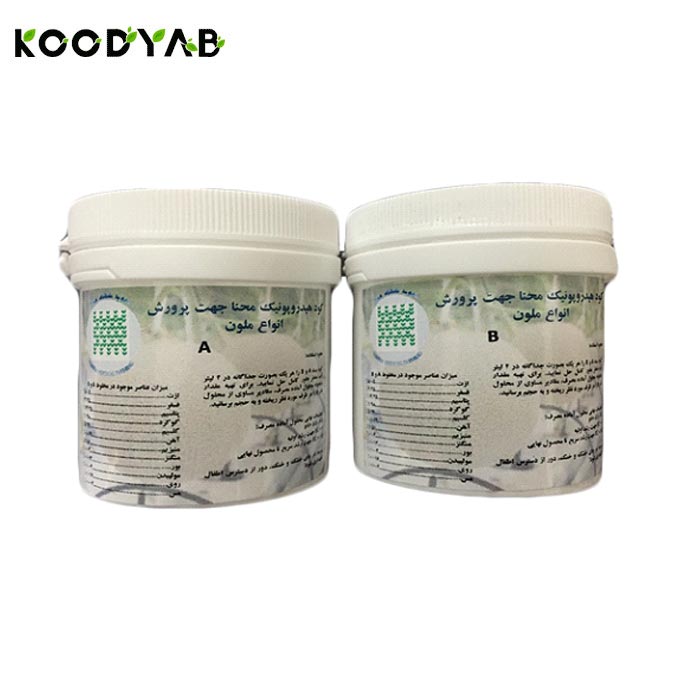 کود هیدروپونیک جامد مخصوص انواع ملون کد Me100   محنا