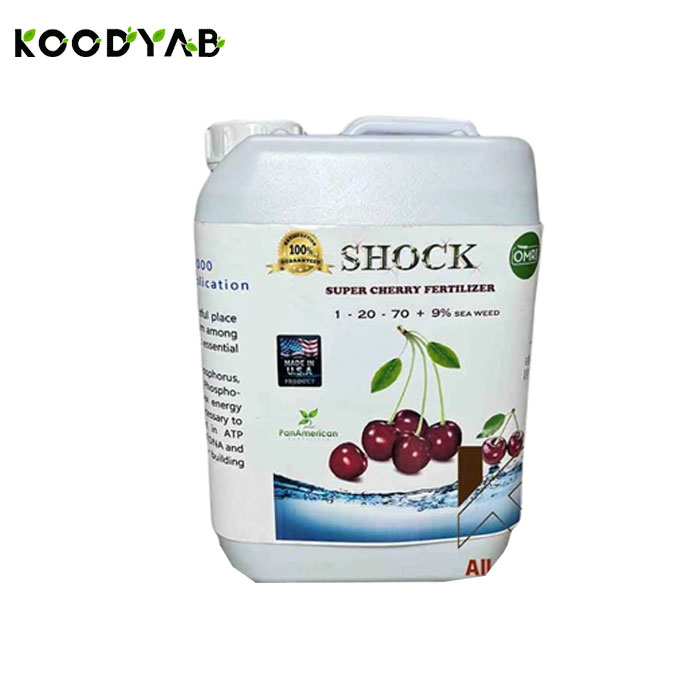 کود مخصوص درخت گیلاس شوک 5 لیتری شوک