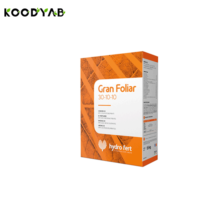 کود گرن فولیار 10 10 30  هیدروفرت