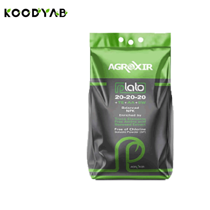 کود 20 20 20 با ریز مغذی اسیدآمینه جلبک دریایی پلاتو