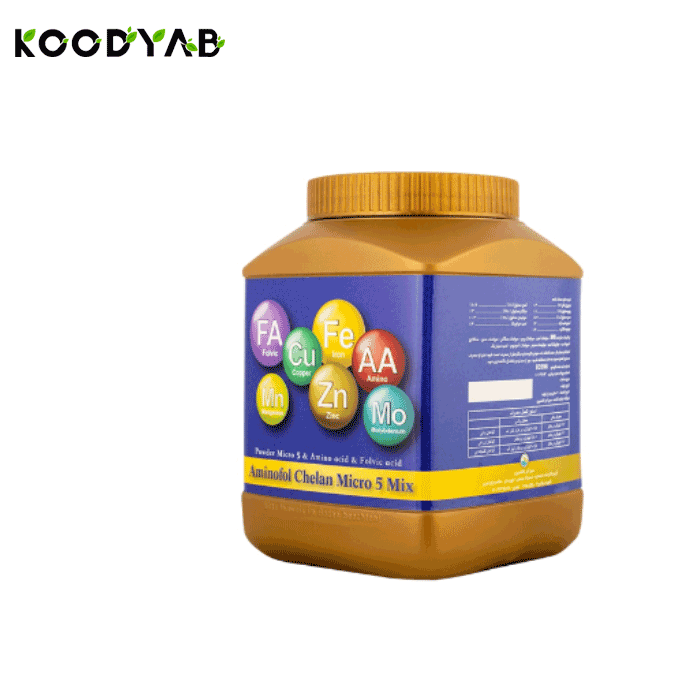 کود آمینوفول کلان میکرو ۵ میکس سبز آذر کاسپین