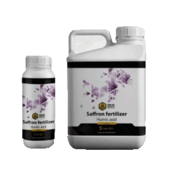 کود هیومیک اسید مایع زعفران شیمی گل