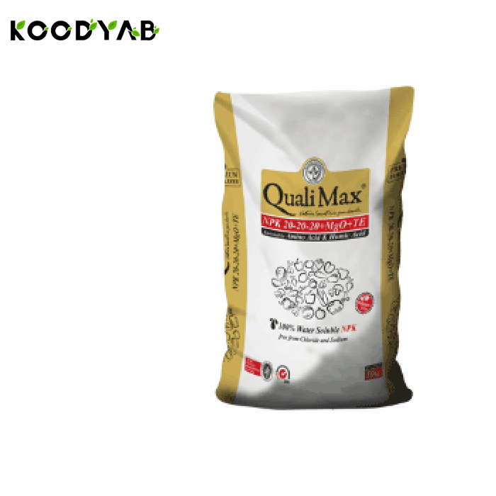 کود کوالی مکس 20 20 20 رایحه دشت سبز ایرانیان