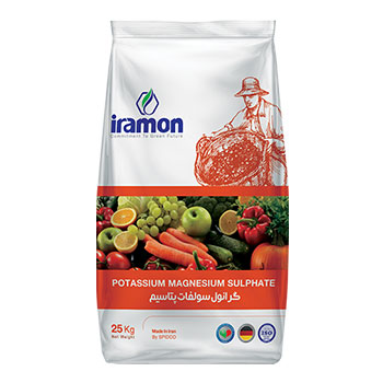 کود گرانول سولفات پتاسیم منیزیم ایرامون