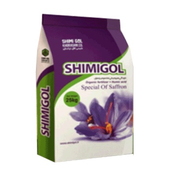 کود پودری هیومیک اسید زعفران شیمی گل