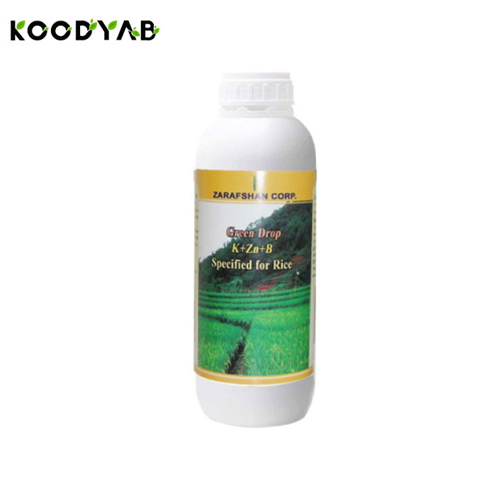 کود پتاس زینک بر ویژه برنج گرین دراپ