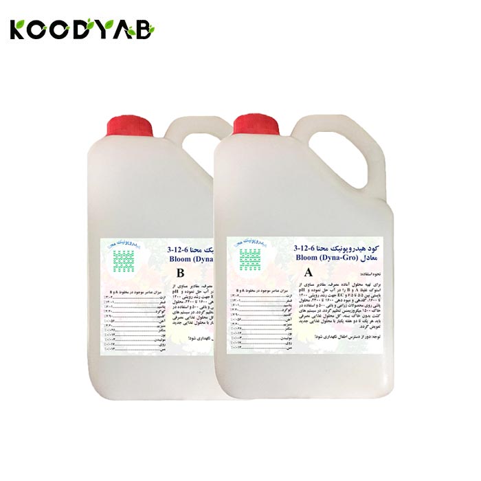 کود هیدروپونیک مایع مخصوص گلدهی کد LB1000 محنا