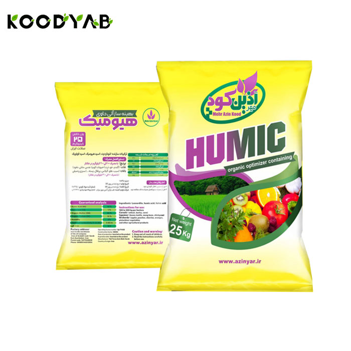 کود بهینه ساز آلی حاوی هیومیک مهرآذین