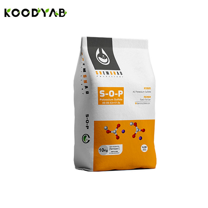 کود سولفات پتاسیم جامد شمشاد شیمی  