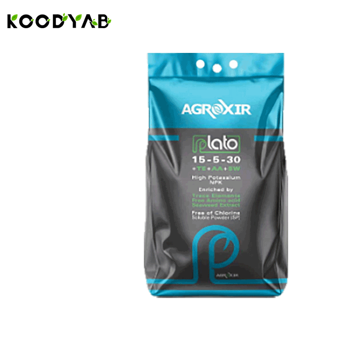 کود 30 5 15 با ریز مغذی اسیدآمینه جلبک دریایی پلاتو