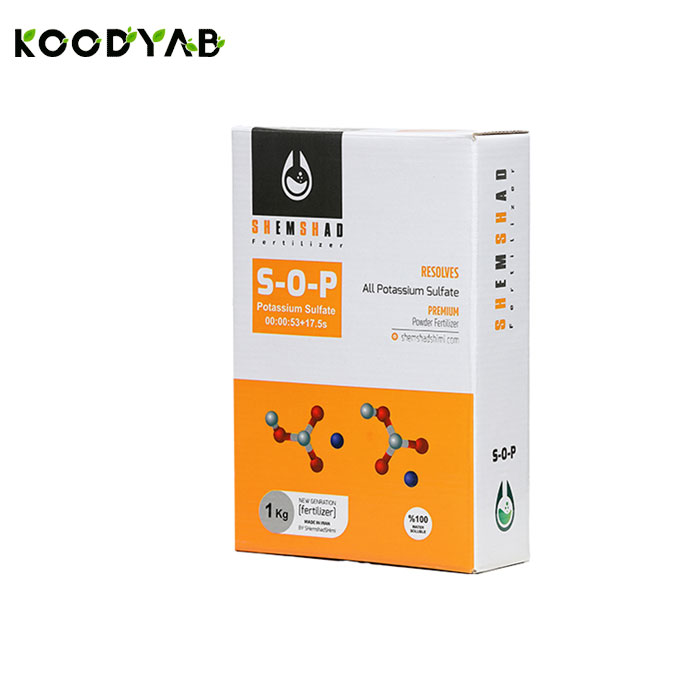 کود سولفات پتاسیم شمشاد شیمی  