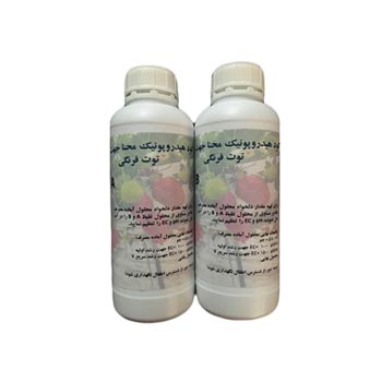 کود هیدروپونیک مایع مخصوص توت فرنگی کد LS100    محنا