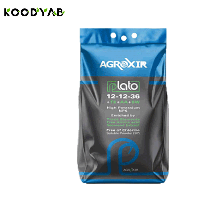 کود 36 12 12 با ریز مغذی اسیدآمینه جلبک دریایی پلاتو