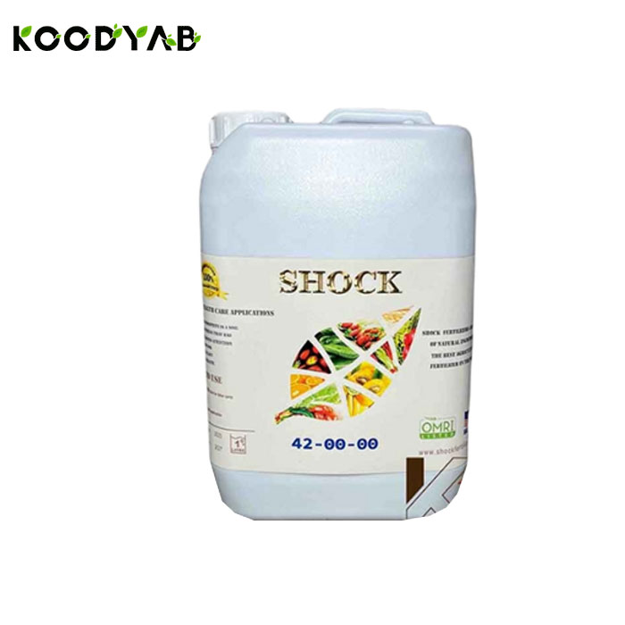 کود  ازت بالا کود نیتروژن شوک 5 لیتری شوک