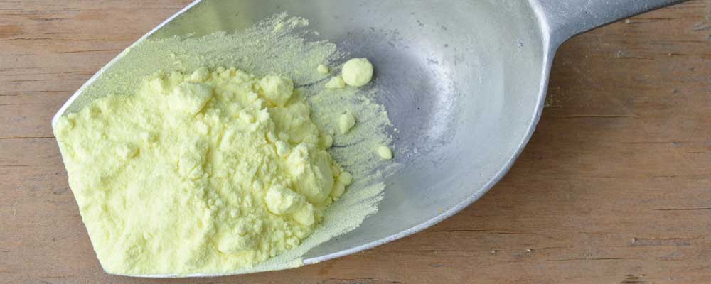 انواع کودهای گوگرد