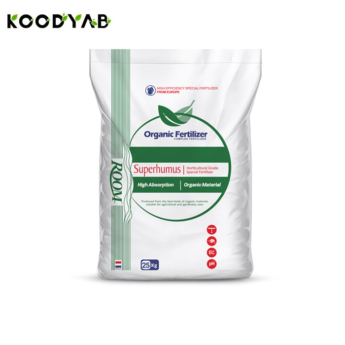  سوپرهوموس پتاسه گرانوله بار حیوانی کمپوست شده غنی شده با پتاسیم